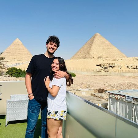 Hotel Blue Scarab Pyramids View Kairo Exterior foto