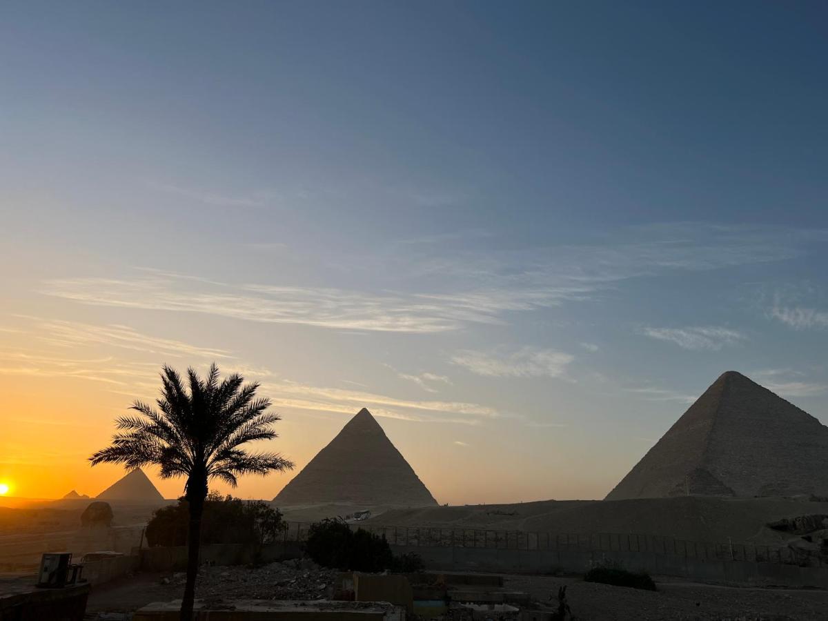 Hotel Blue Scarab Pyramids View Kairo Exterior foto
