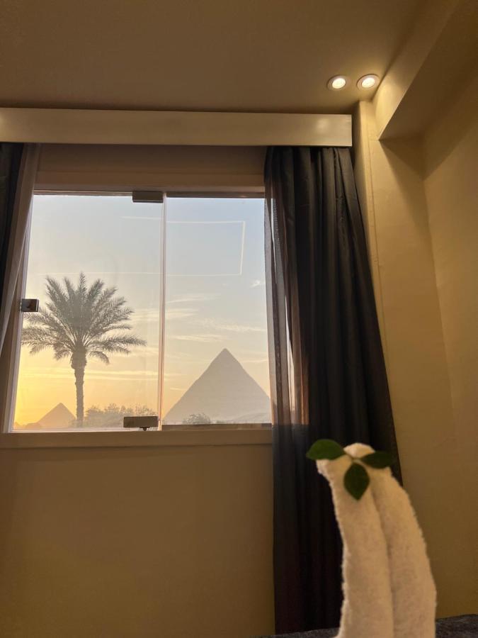 Hotel Blue Scarab Pyramids View Kairo Exterior foto
