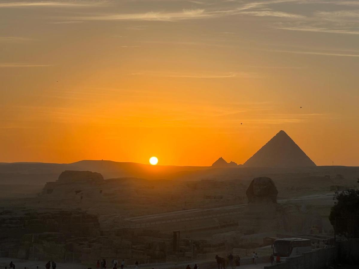 Hotel Blue Scarab Pyramids View Kairo Exterior foto