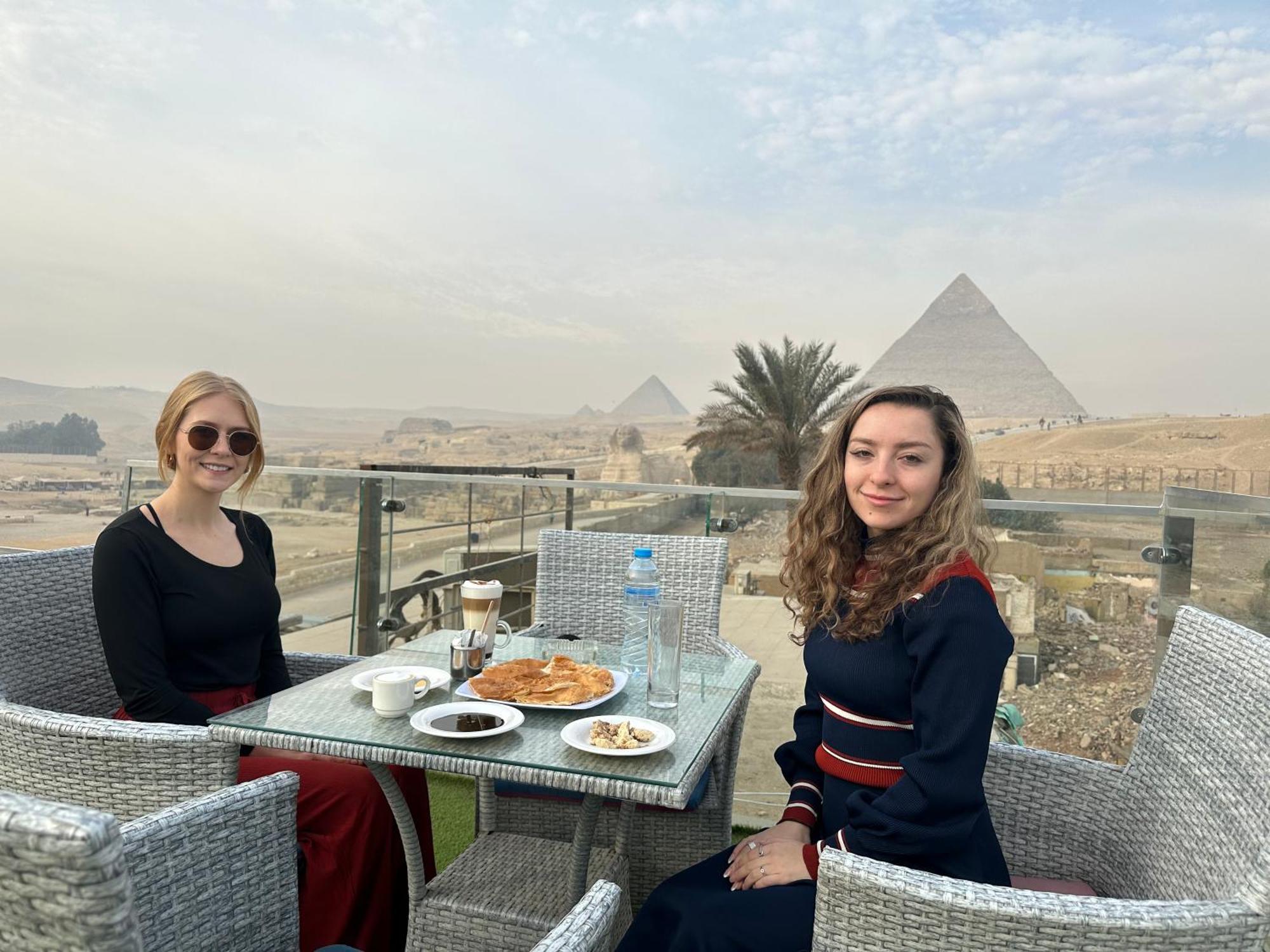 Hotel Blue Scarab Pyramids View Kairo Exterior foto