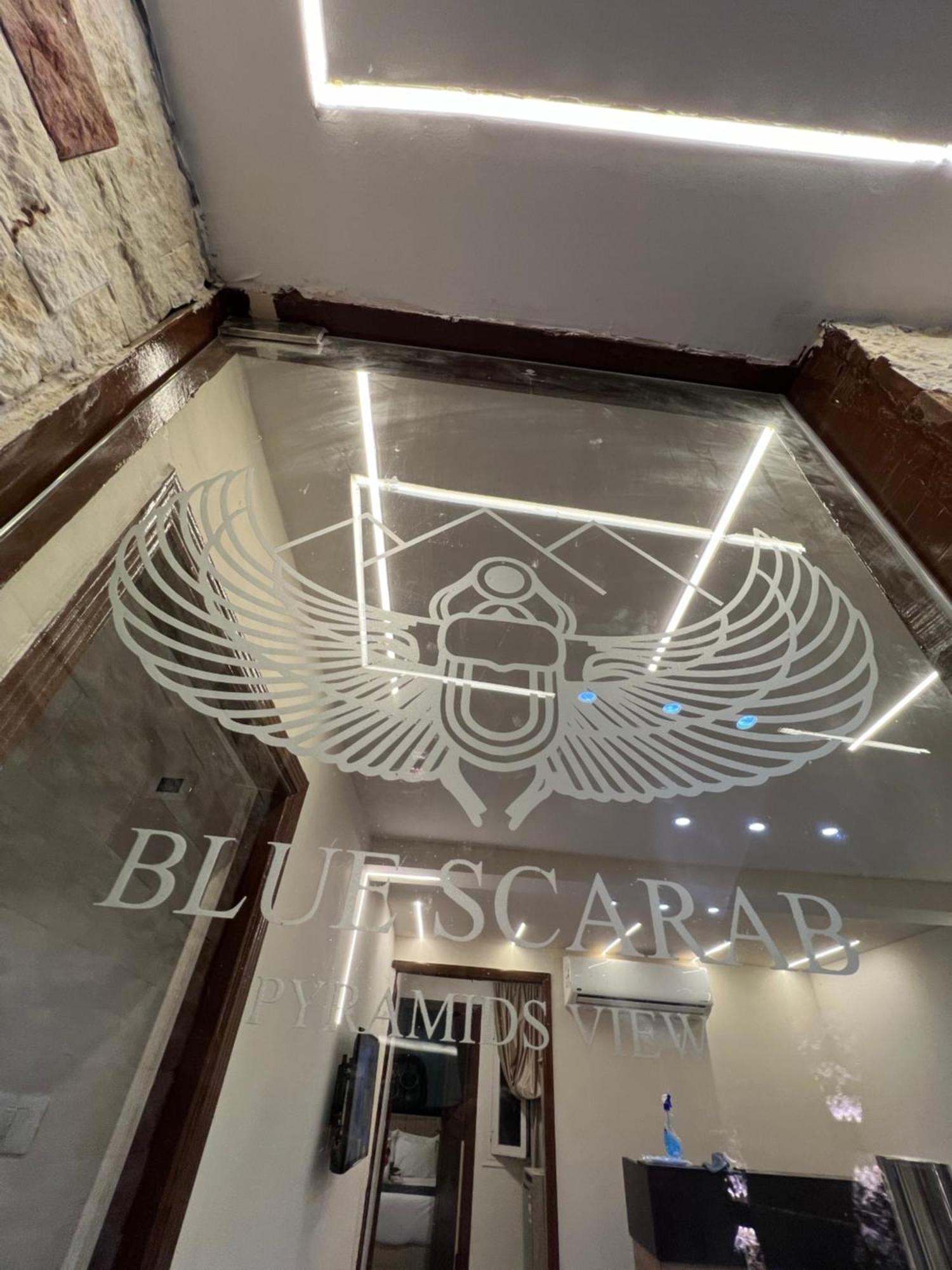 Hotel Blue Scarab Pyramids View Kairo Exterior foto